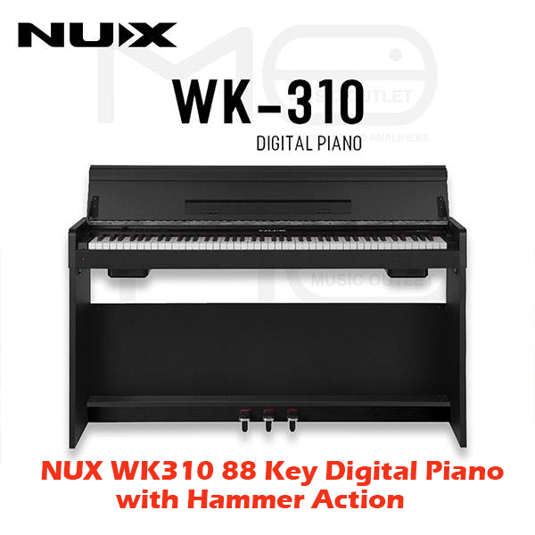 NUX WK-310 88 Full Weighted Key Hammer Action Digital Piano (USB/MIDI/RECORDING)
